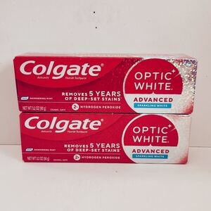 🔮3/$15 Colgate Optic White Advanced Teeth Whitening Toothpaste Sparkling White